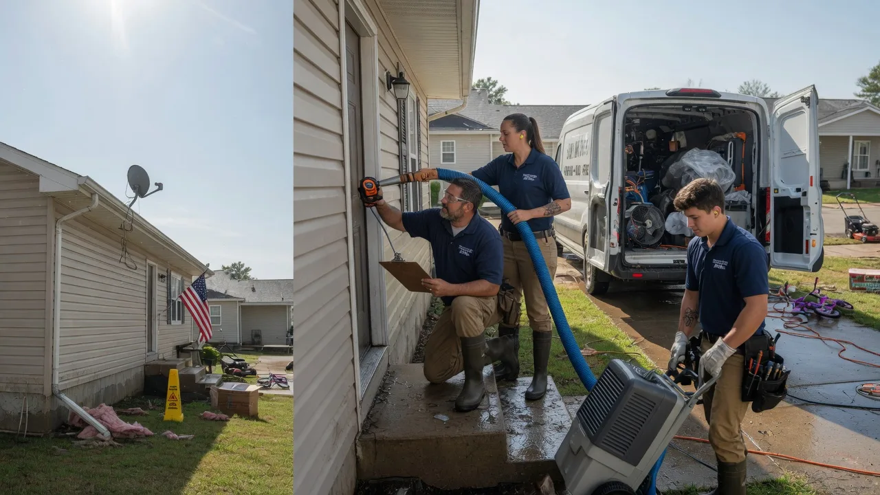 Ceiling Water Damage Restoration in Oktaha, OK near me